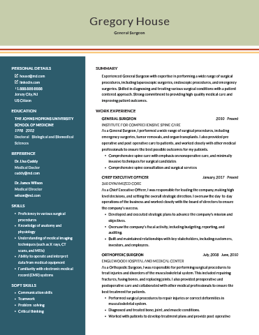 Atoll Resume Template